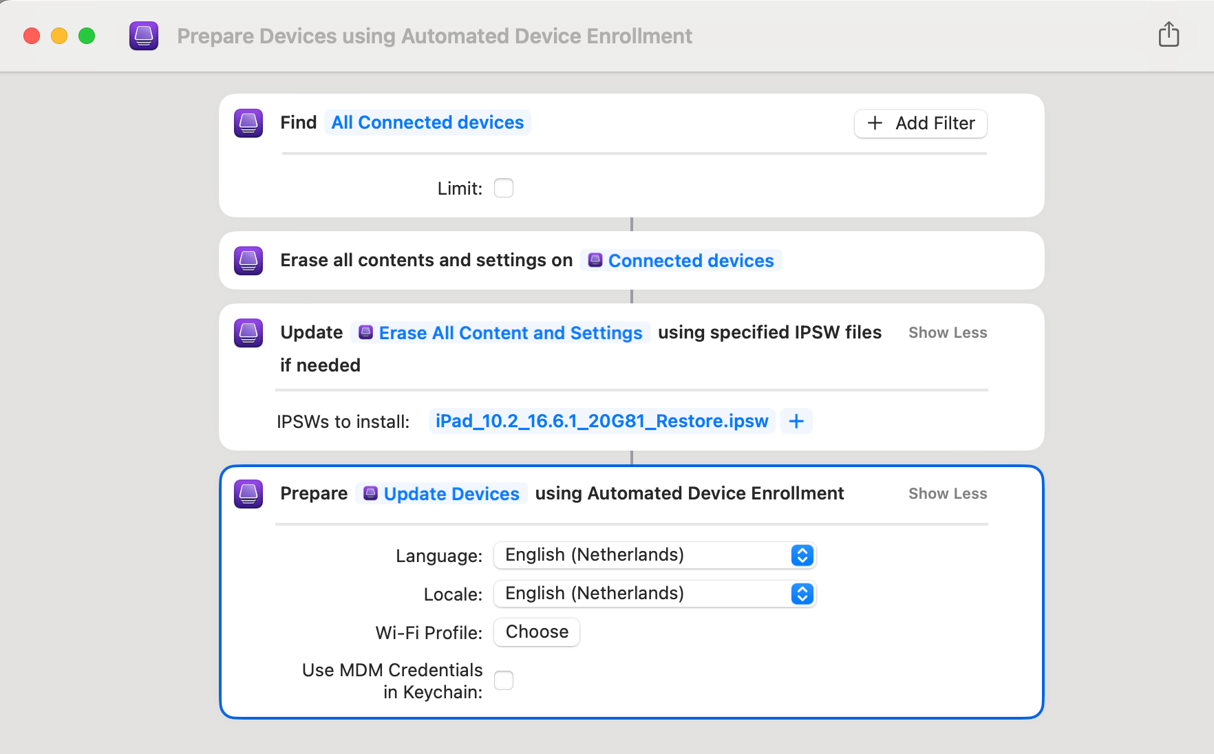Automating Device Provisioning with Apple Configurator